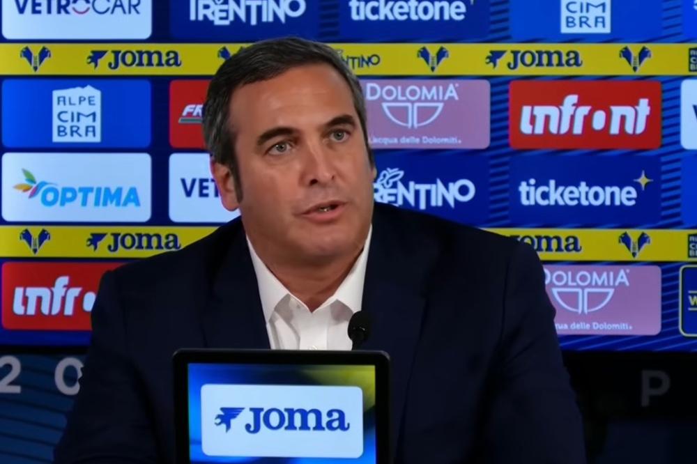 Verona, Zanzi: «A Firenze sarà una partita difficilissima. Felici di avere i tifosi al nostro fianco»