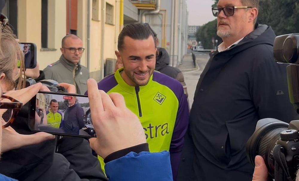 Harrison è sbarcato a Firenze: «Forza Viola!» (VIDEO VI.IT)