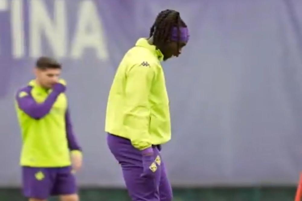 Dal Viola Park, Kean si allena in gruppo. Crescono le chance di vederlo in campo a Napoli (VIDEO)