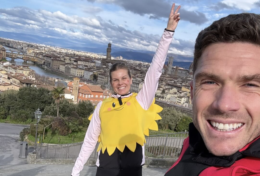 Gosens, pomeriggio in famiglia tra il Carnevale e le bellezze di Firenze (FOTO)