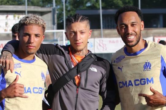 Caprini si allena con Aubameyang in attesa di definire il proprio futuro (FOTO)