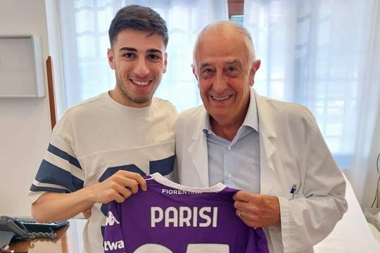 Parisi, procede il recupero dall'infortunio. Visita di controllo post operazione a Villa Stuart