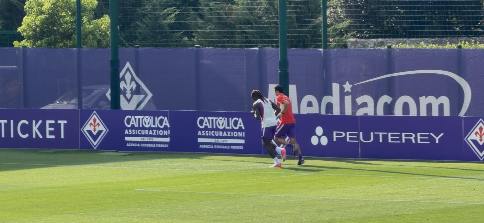 Dal Viola Park: allenamento personalizzato in campo per Kean (VIDEO VI.IT)