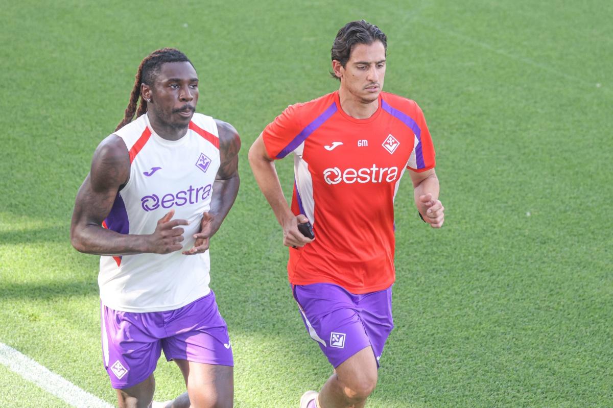 Dal Viola Park: allenamento personalizzato in campo per Kean (VIDEO VI.IT)