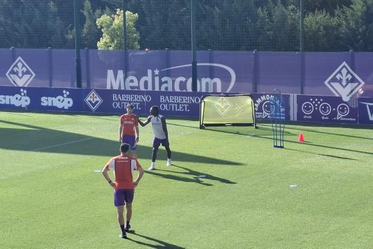 Dal Viola Park: si rivede Kean in gruppo. Prima parte di allenamento insieme ai compagni (VIDEO)