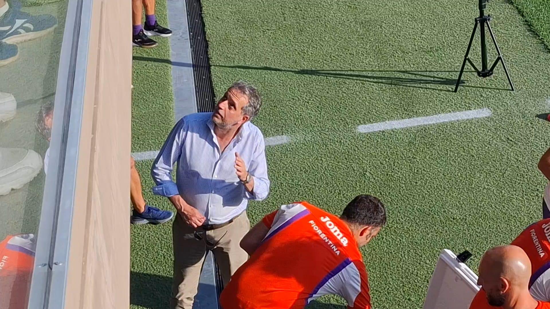 Dal Viola Park: all'allenamento arriva anche Paratici. Saluto caloroso con Dragusin (VIDEO)