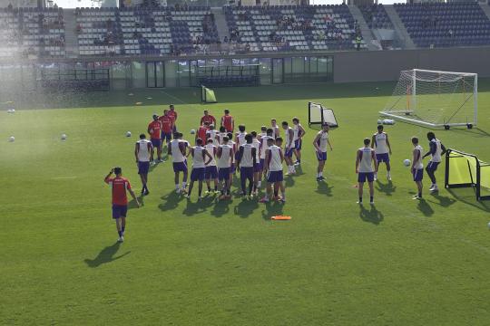 Terzo giorno di allenamento al Viola Park: Kean parzialmente in gruppo, assente Jimenez