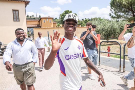 Nazione - Oggi niente Kean e Oulai. L'ivoriano atteso domani a Firenze dopo il viaggio in patria