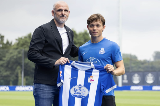 Ex viola, Amatucci si presenta al Depor: «Ho grandi speranze, c'è stato un salto di qualità»