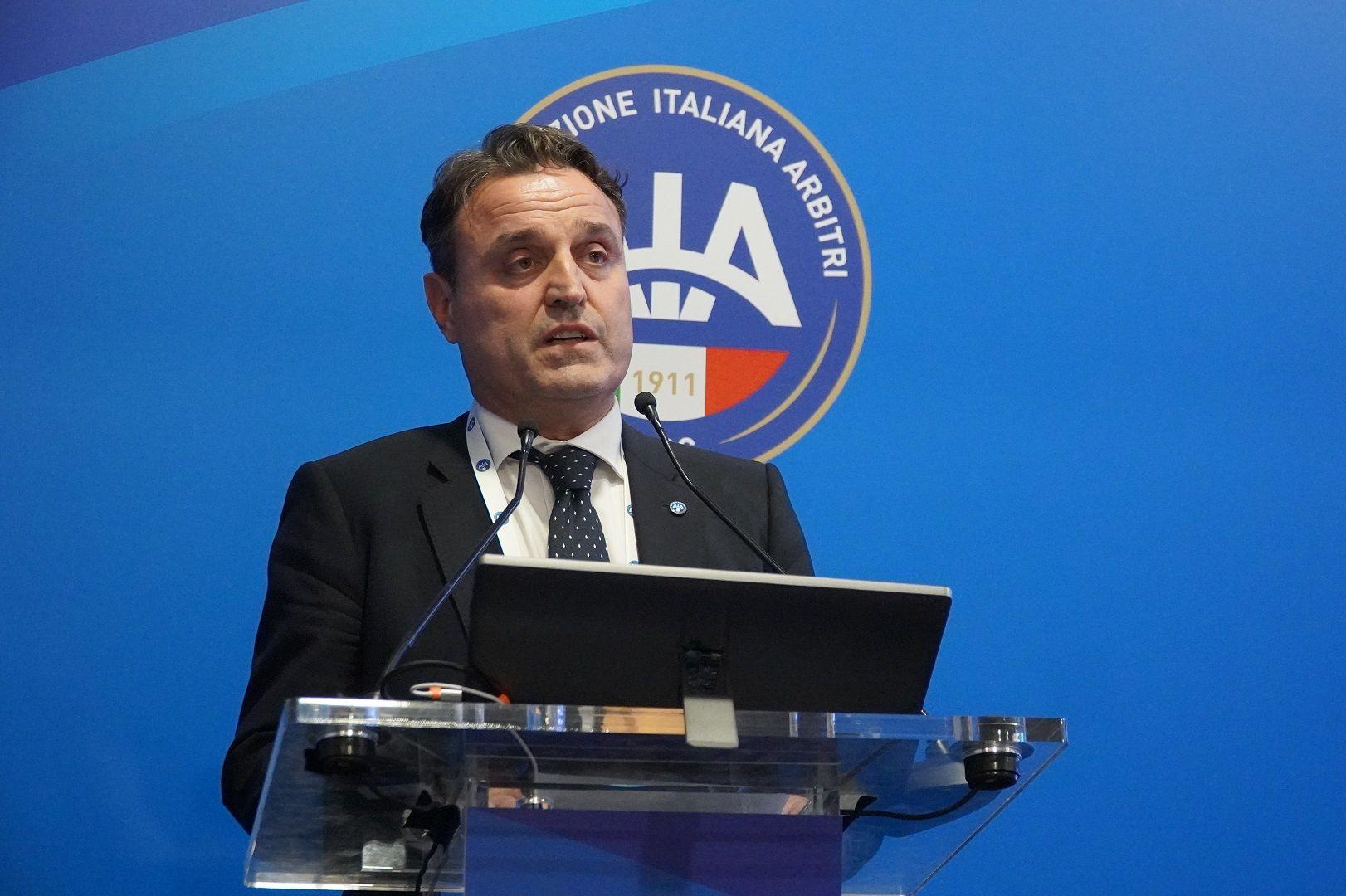 AIA, Zappi sulle violenze contro arbitri: «Non ci faremo intimidire da comportamenti vigliacchi»