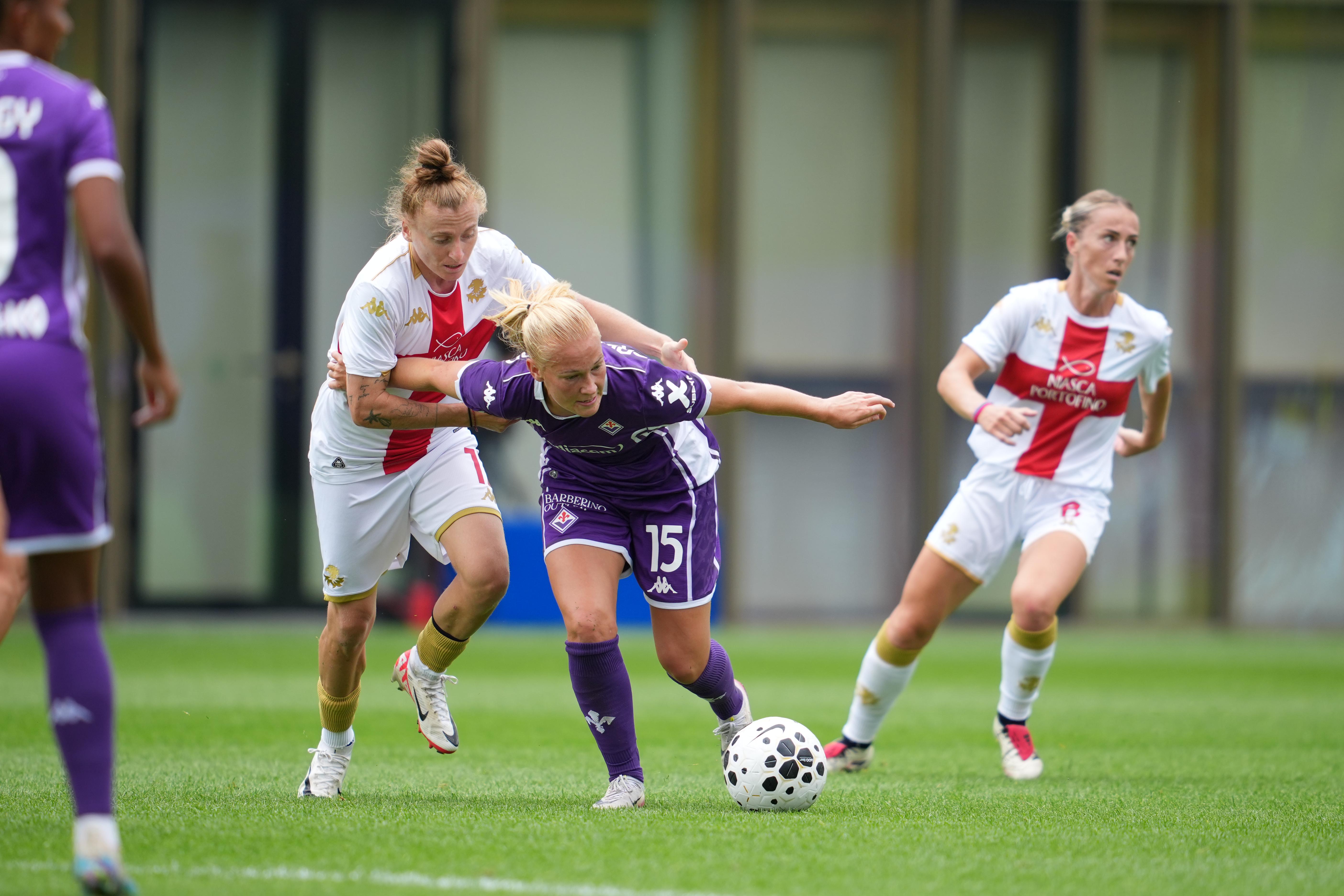 Fiorentina Femminile, report medico Bredgaard: per la viola problemi alla caviglia