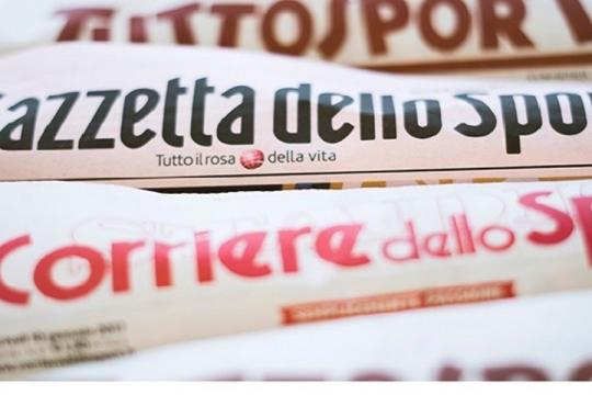 Quotidiani: le prime pagine di Qs, Gazzetta, CorSport, Stadio e Tuttosport