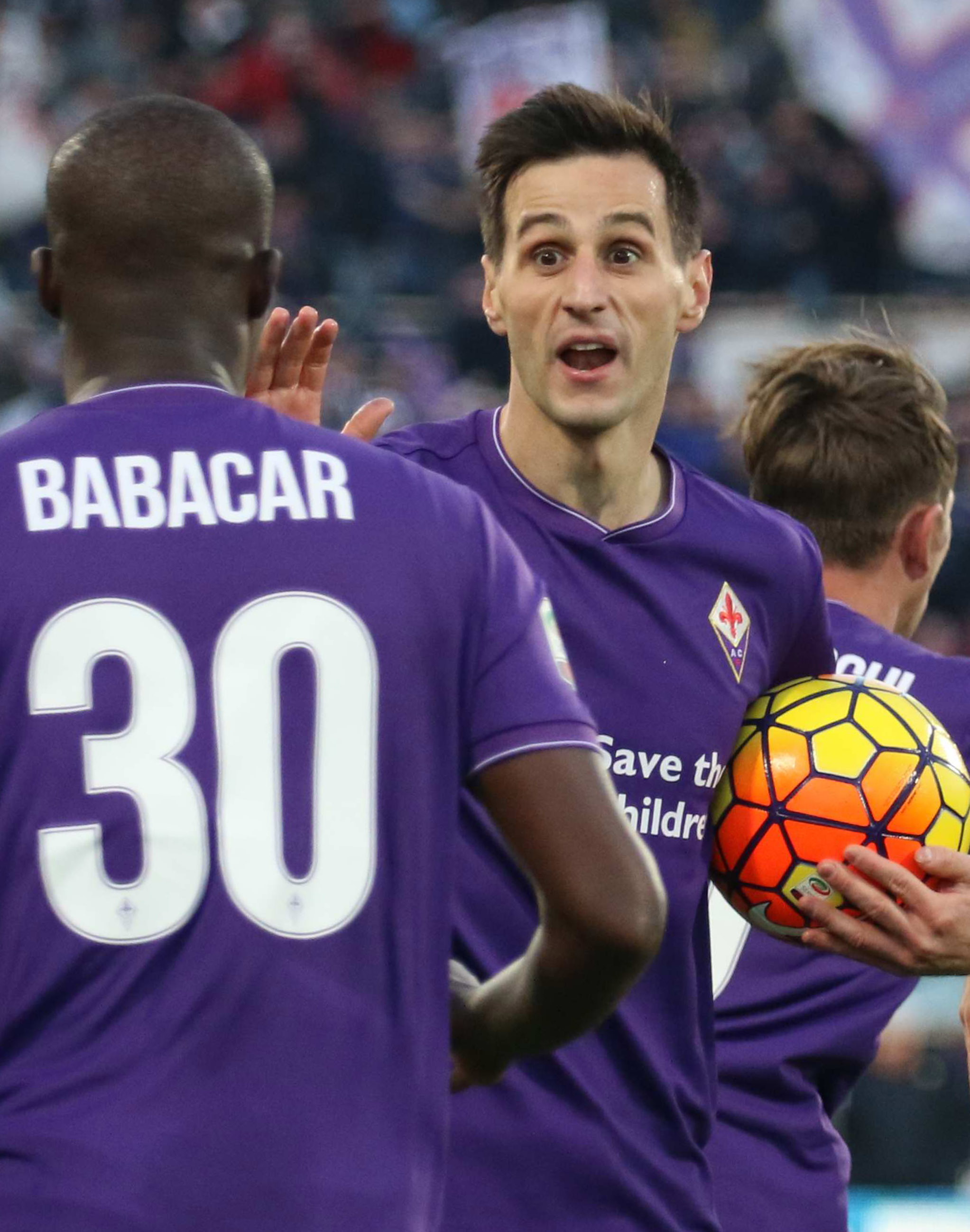 Fiorentina, Kalinic e Babacar Giovedì al Fiorentina Store al Duomo