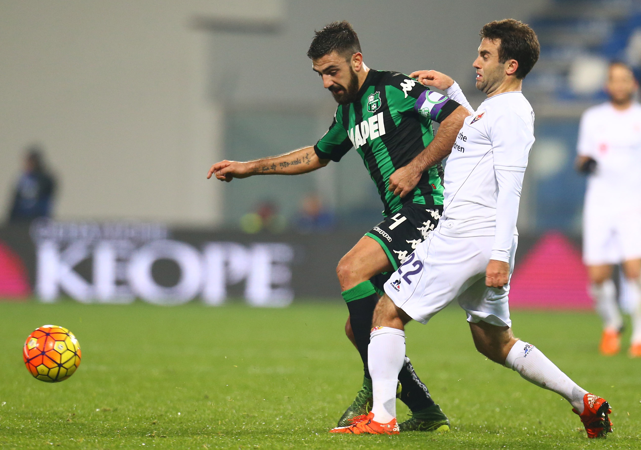 Qui Sassuolo, Magnanelli out con la Fiorentina perché squalificato