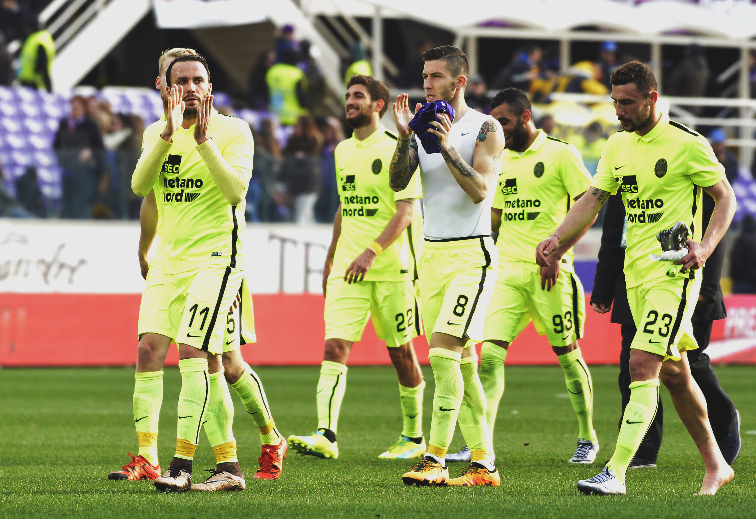 Qui Hellas: 4-3-3 contro i viola. Romulo e Buchel dovrebbero farcela