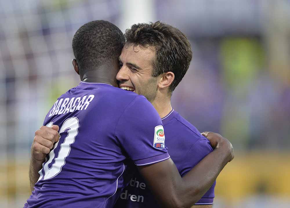 Rossi. Babacar Fiorentina-Genoa