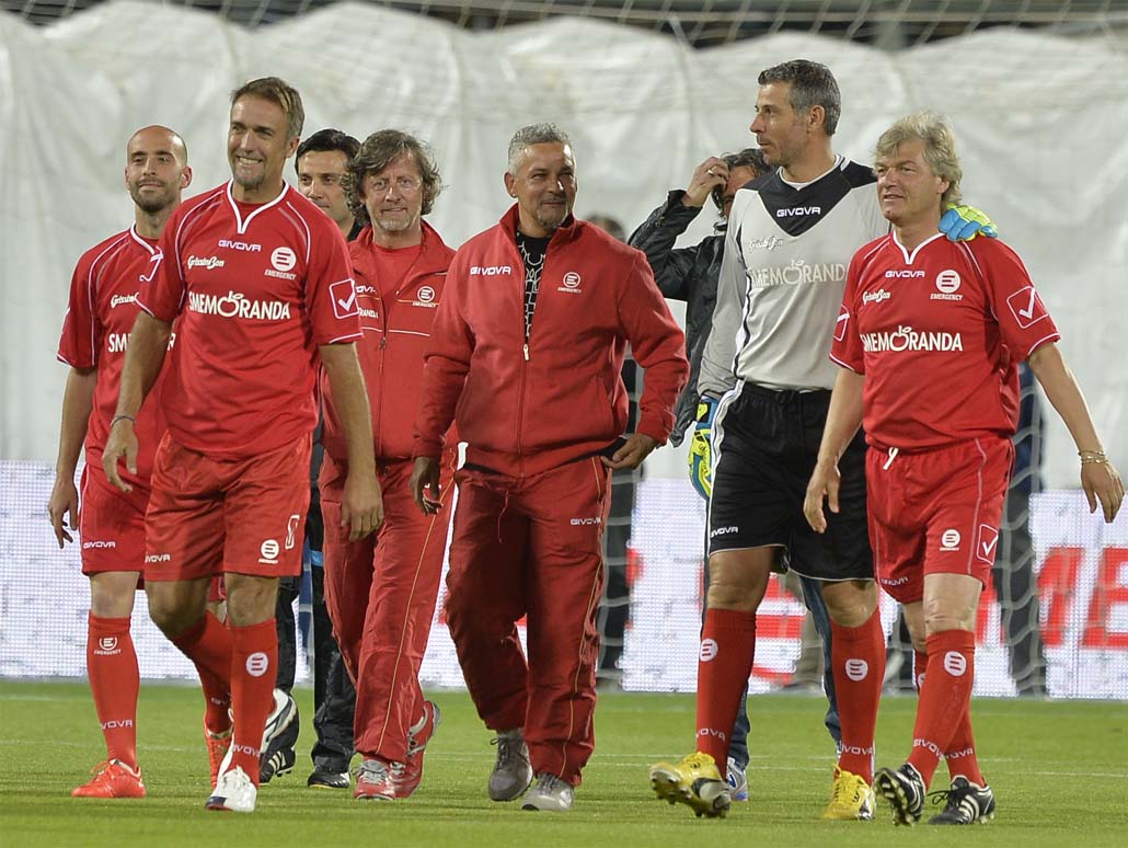 Batistuta. Baggio. Antognoni. Toldo in campo al Franchi