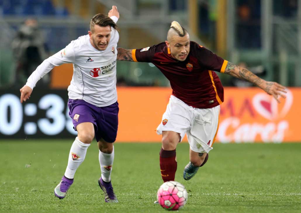 Nainggolan in viola, che tentazione. Si sogna il colpo 'Ninja'