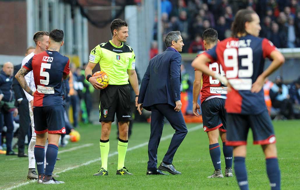 Arbitra Giacomelli, i precedenti con i viola: una vittoria e un pari (con rigore) quest'anno