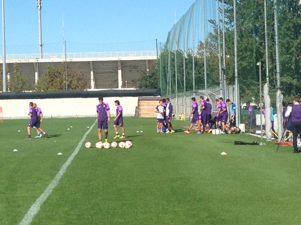 Dal Centro Sportivo, allenamento con la Primavera. Partitella a squadre miste
