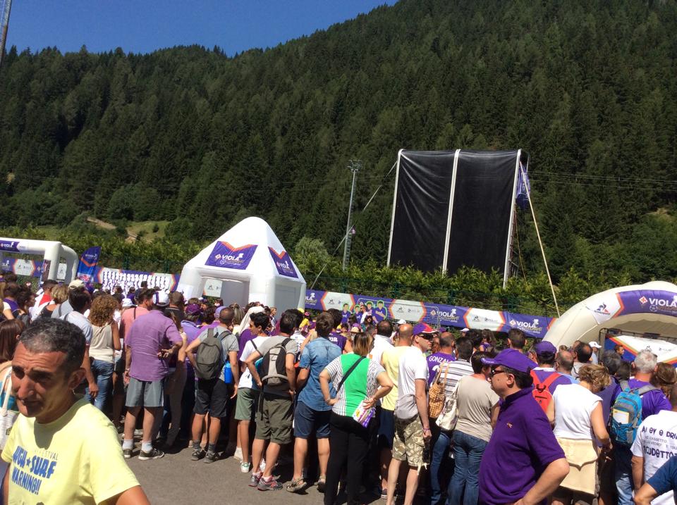 Moena, posticipata l'inaugurazione del Viola Village e la sessione autografi