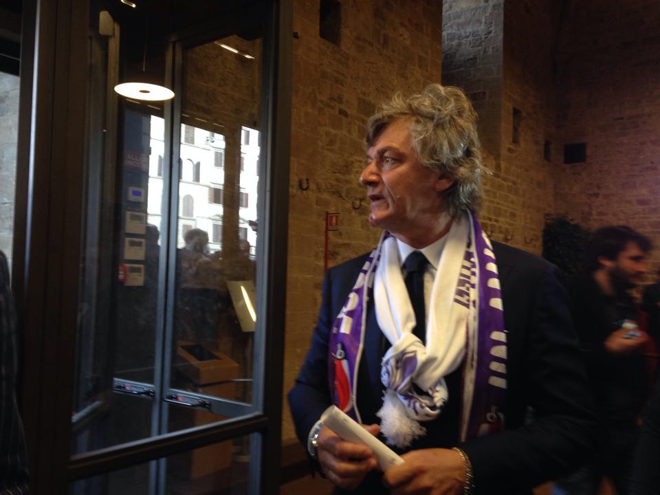 Antognoni: "Magnifico striscione, sono commosso. Grazie a tutti"