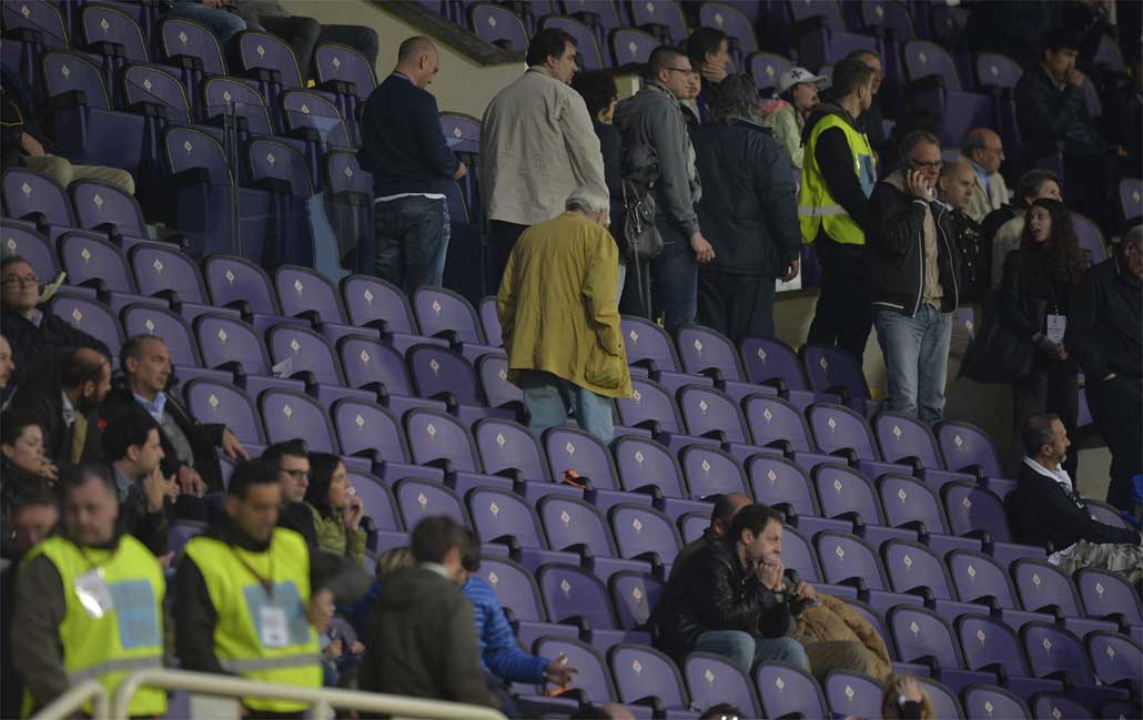 Crollo di presenze. In fuga dal Franchi 4 mila tifosi a partita