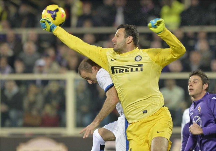 Handanovic: "Sul 3-1 viola quasi morti, punizione Muriel li ha rimessi in gioco"