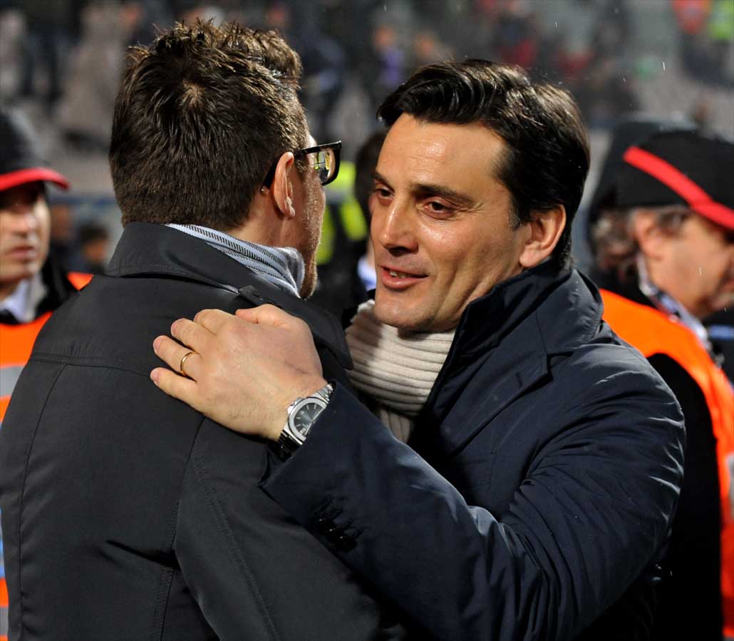 Di Francesco vs Montella e Fiorentina: i precedenti incrociati sorridono ai viola