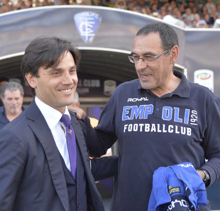 Sarri vs Montella e Fiorentina, i precedenti: per il bianconero due soli ko contro i viola