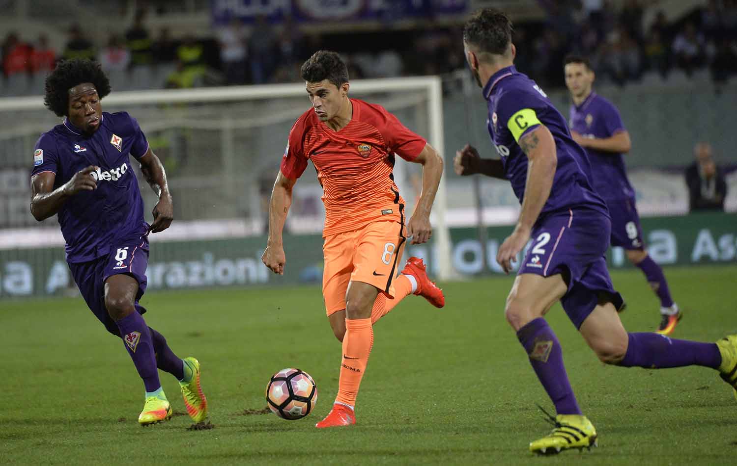 Roma, diversi infortunati per Di Francesco. Perotti al Franchi non ci sarà