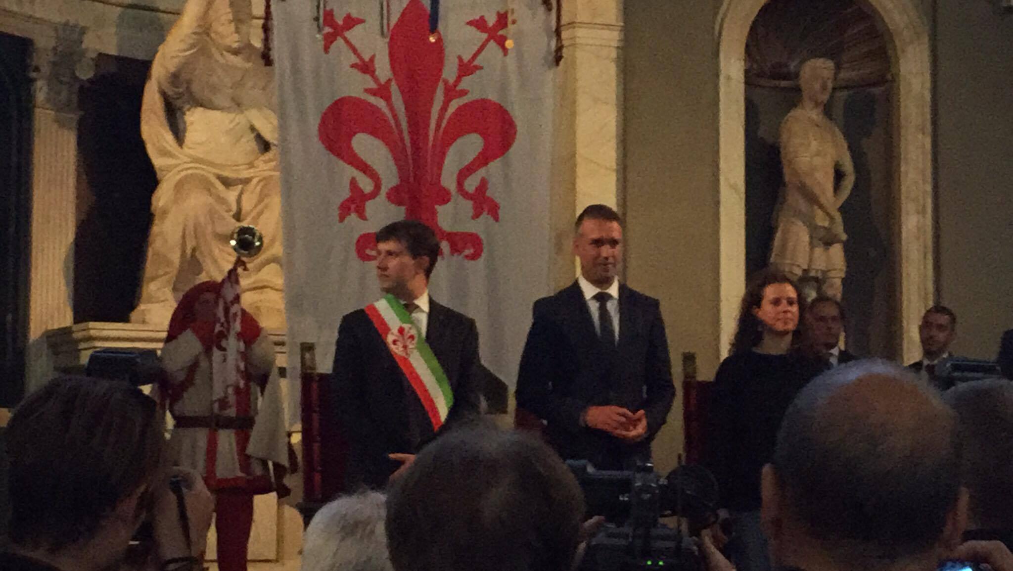 Batistuta a Nardella: "Grazie per avermi ricevuto nella mia seconda casa" (FOTO)