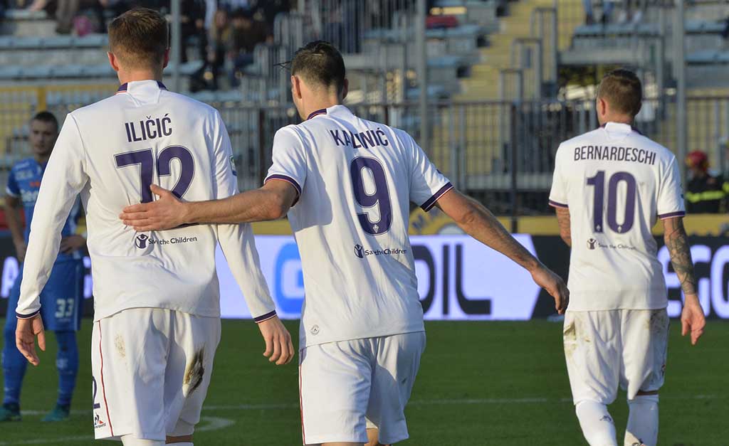 Nikola Kalinic-Cina. Il dg viola Pantaleo Corvino in viaggio verso Milano