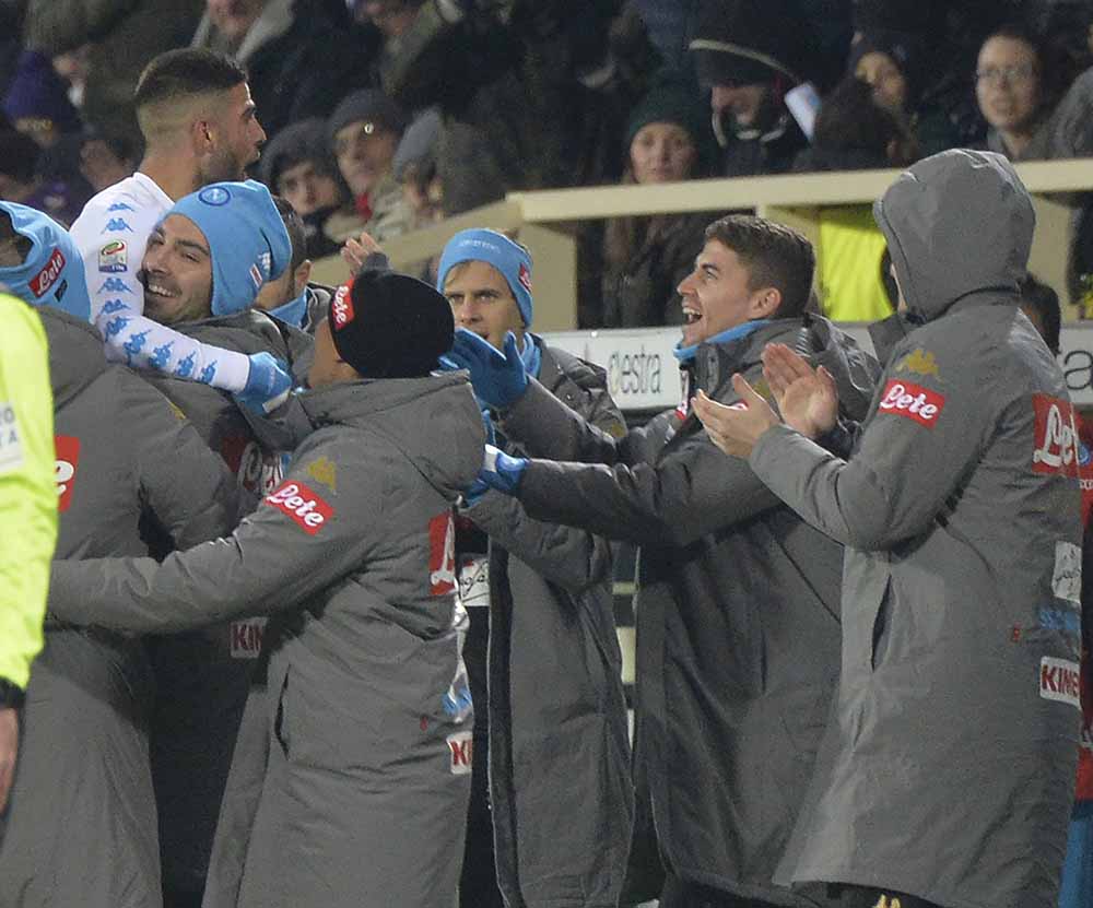 Napoli-Fio a confronto: attacco monstre per gli azzurri. Record per tiri, assist e Km percorsi