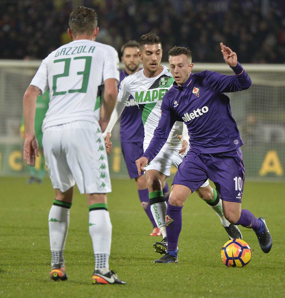 Programma di oggi: Fiorentina in campo alle 15,00 contro il Sassuolo a Reggio Emilia