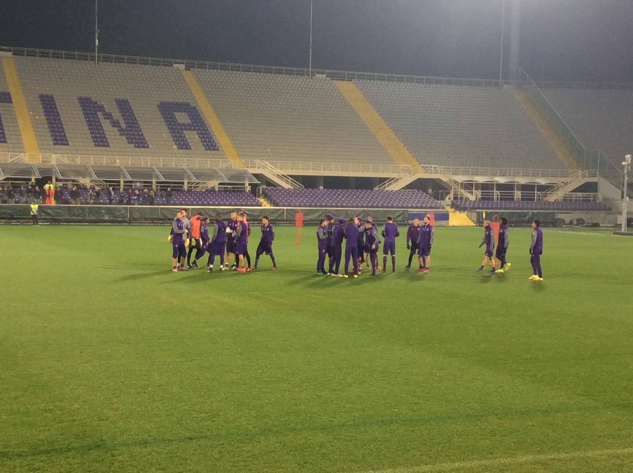 Programma di oggi: Fiorentina in campo al mattino verso il Pescara