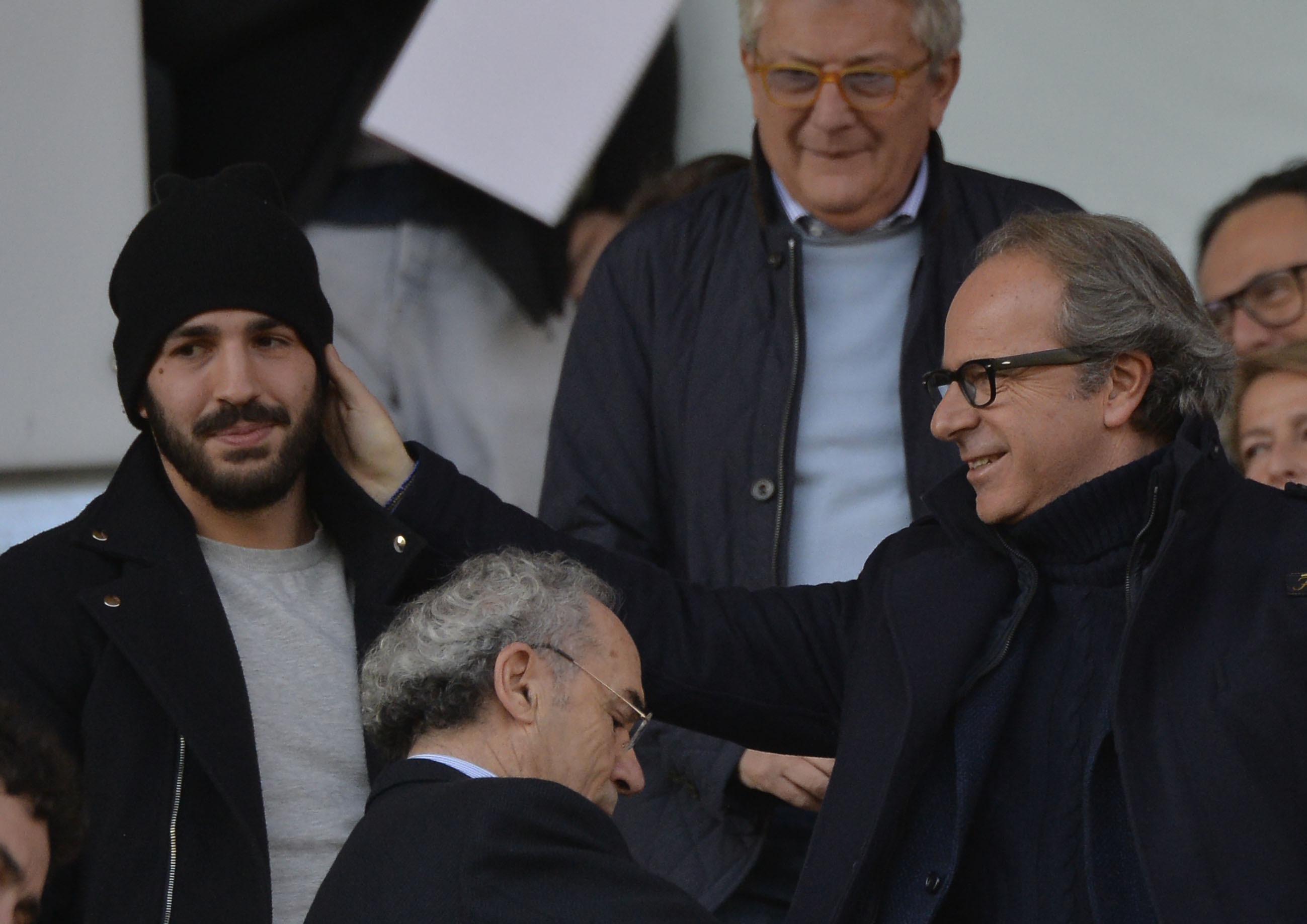 FIORENTINA-GENOA 29-01-2017. ANDREA DELLA VALLE E RICCARDO SAPONARA GALASSI SILVANO