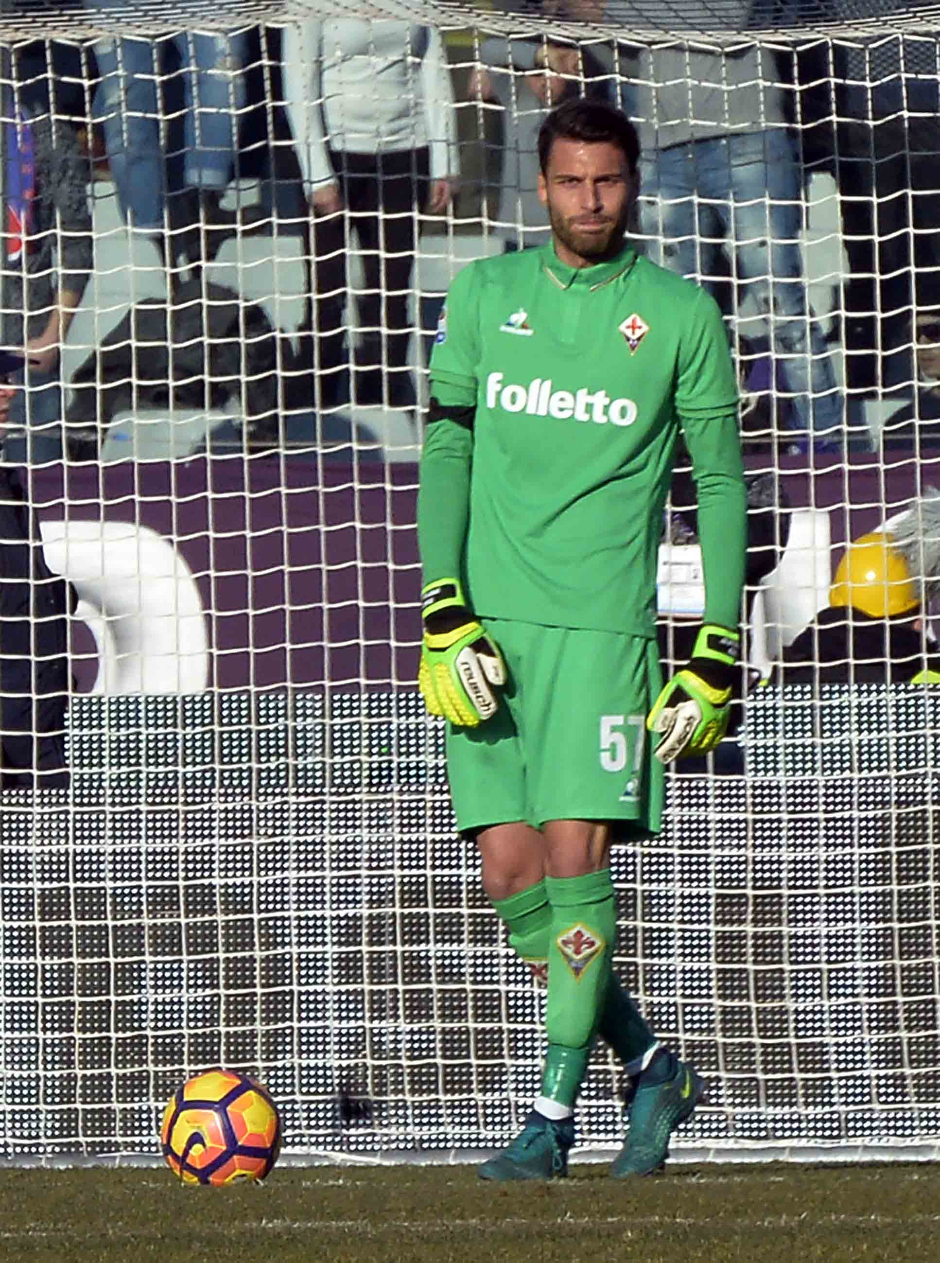 FIORENTINA-GENOA 29-01-2017. MARCO SPORTIELLO. GALASSI SILVANO