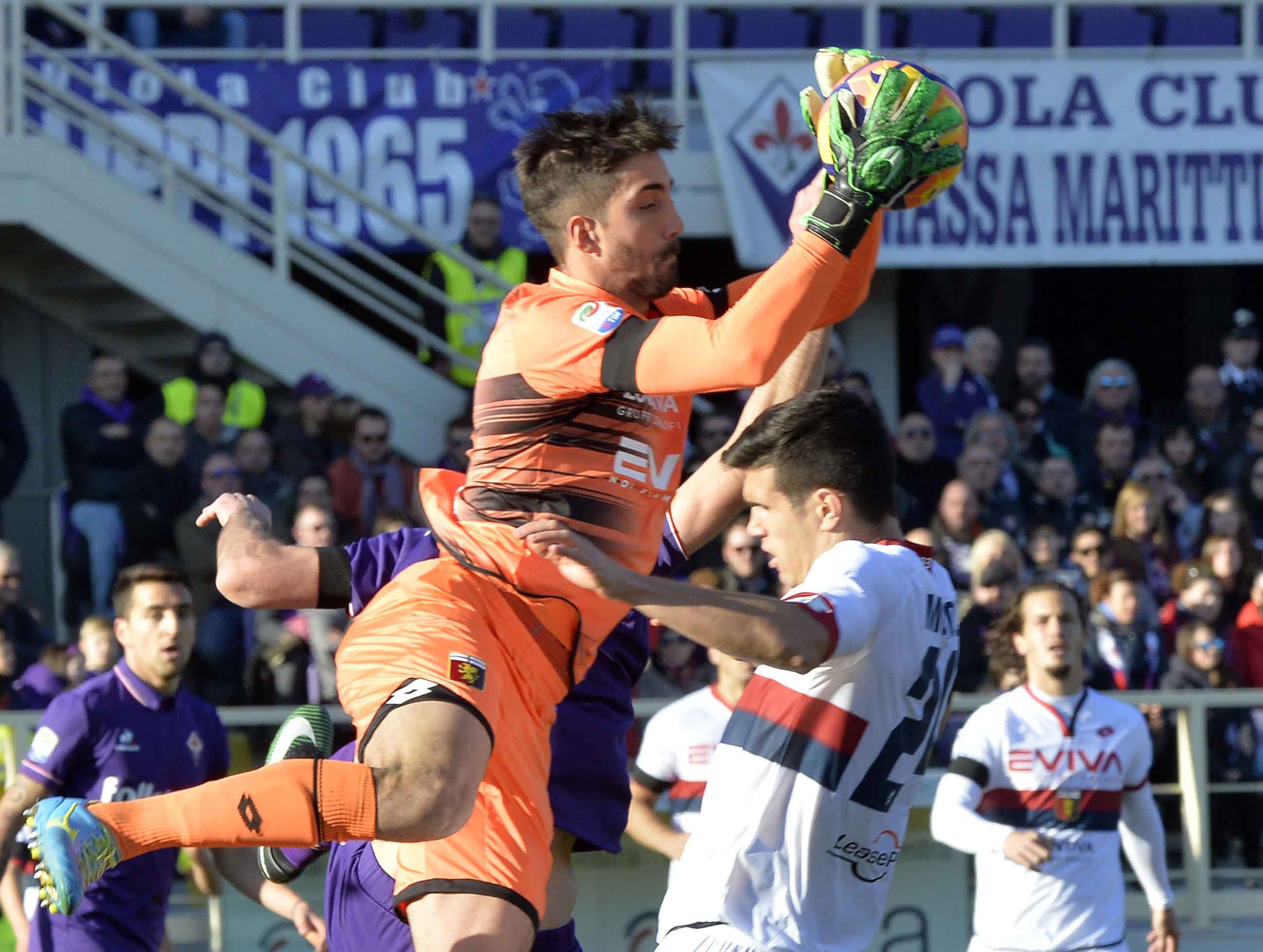 FIORENTINA-GENOA 29-01-2017. EUGENIO LAMANNA. GALASSI SILVANO