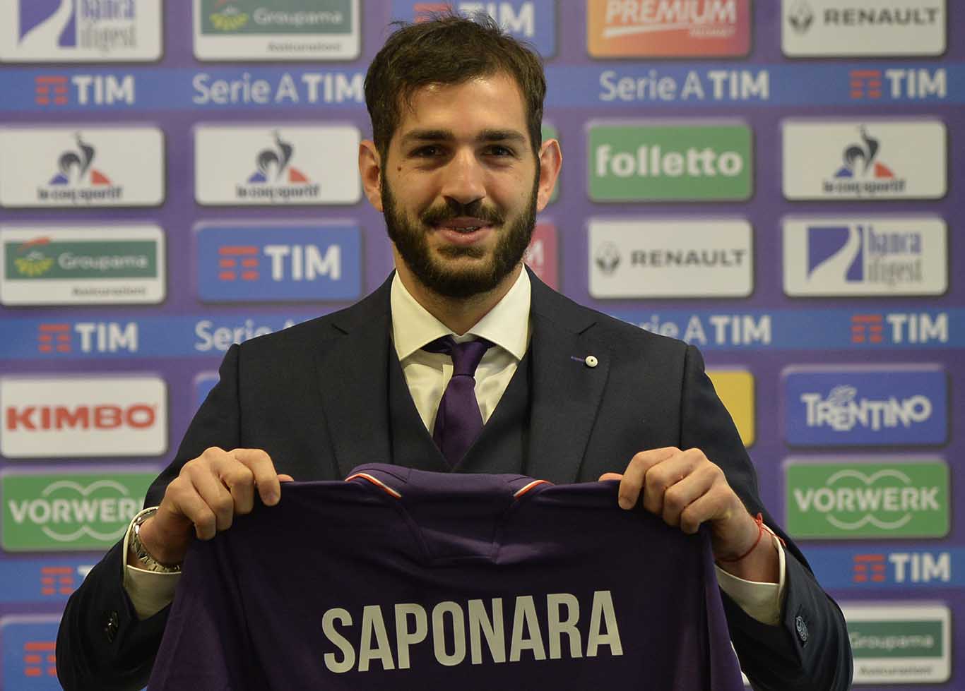 FIORENTINA 30-01-2017. PRESENTAZIONE DI RICCARDO SAPONARA GALASSI SILVANO