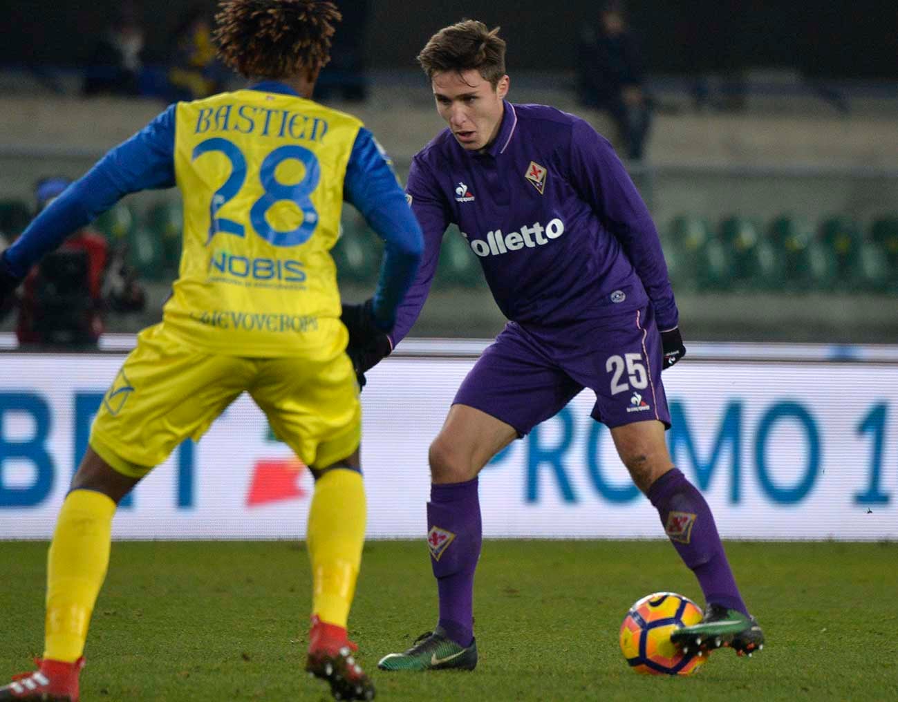 Programma di oggi: viola in campo alle 15 contro il Chievo
