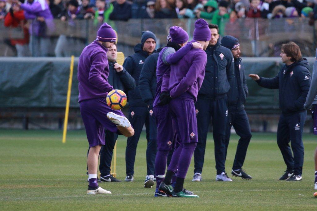 Programma di oggi: allenamento in vista della Juve