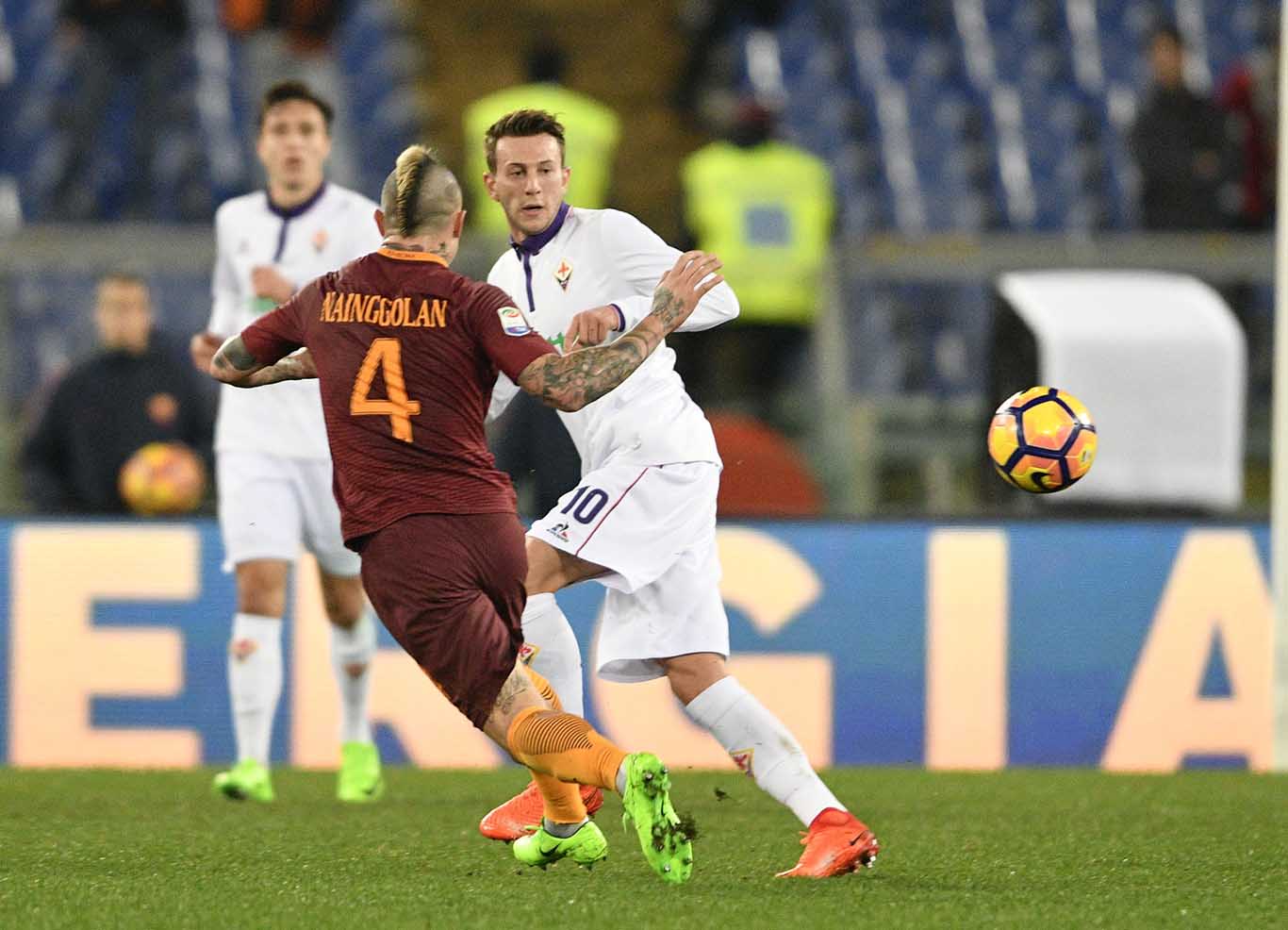 ROMA-FIORENTINA 07-02-2017. FEDERICO BERNARDESCHI. GALASSI SILVANO