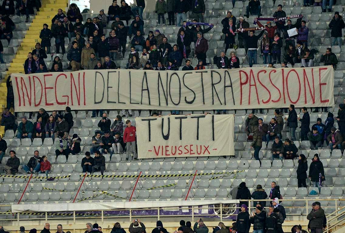 Fiorentina-Torino Striscione