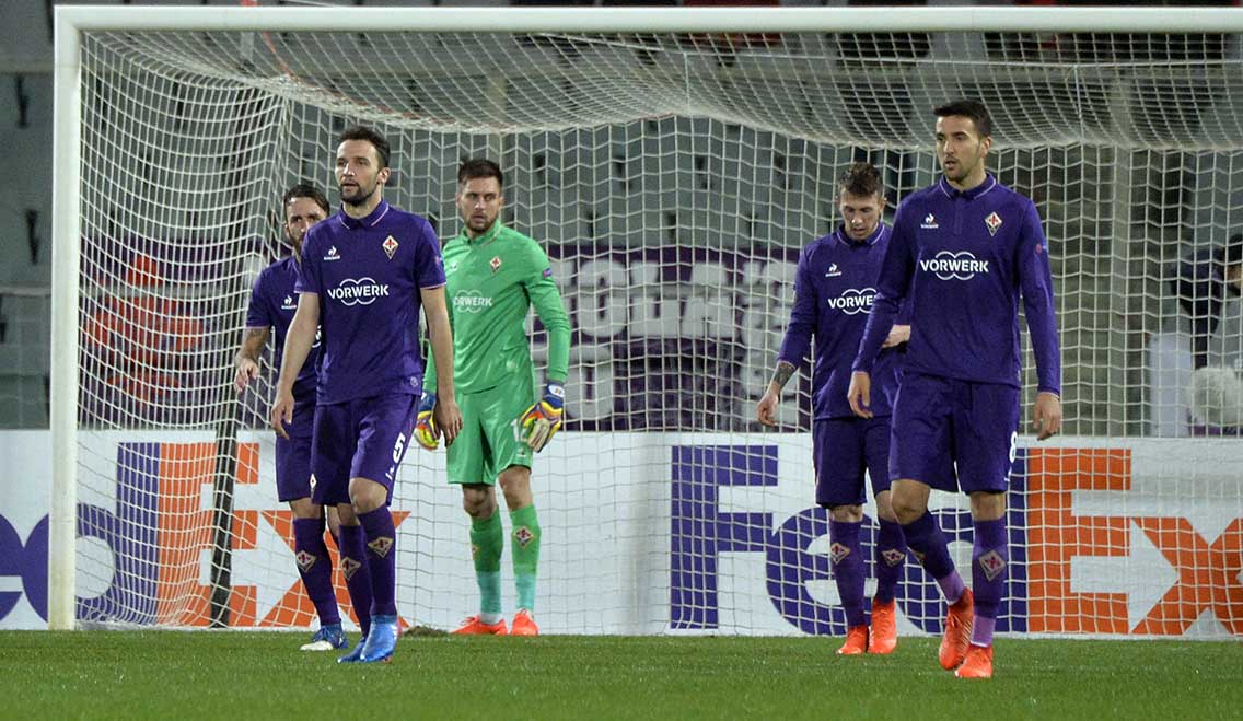FIORENTINA-BORUSSIA 23-02-2017.</p><p>DELUSIONE. GALASSI SILVANO