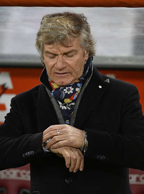 ROMA-FIORENTINA 07-02-2017. GIACARLO ANTOGNONI. GALASSI SILVANO