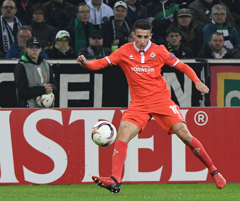 BORUSSIA MONCHENGLADBACH-FIORENTINA 16-02-2017. CRISTIAN TELLO. GALASSI SILVANO.
