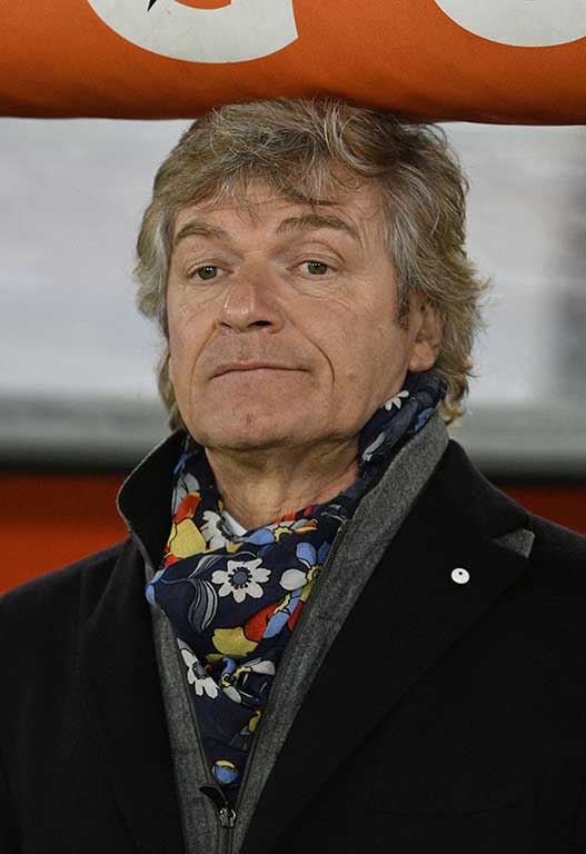 ROMA-FIORENTINA 07-02-2017. GIACARLO ANTOGNONI. GALASSI SILVANO