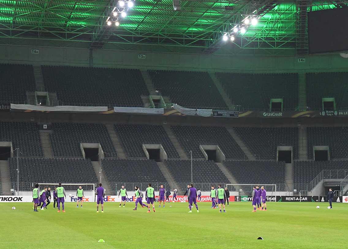 BORUSSIA MONCHENGLADBACH-FIORENTINA 15-02-2017 EUROPA LEAGUE. ALLENAMENTO DI RIFINITURA DELLA FIORENTINA. GALASSI SILVANO