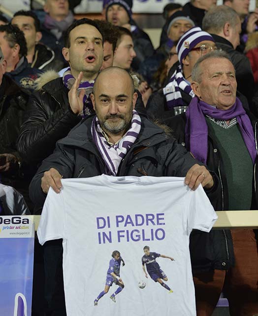 Fiorentina-Borussia M'Gladbach Di Padre in Figlio tifoso